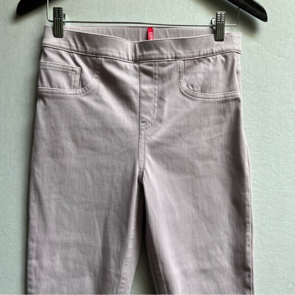 Spanx high waisted pull on lavender jeans Sz M/ 8 - Picture 2 of 9